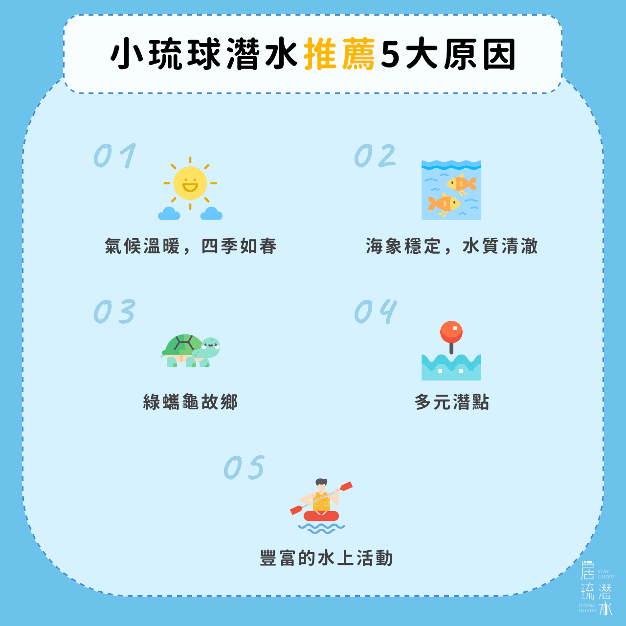 小琉球潛水推薦TOP 8！潛店價格、特色、推薦行程整理- 居琉潛水－小琉球背包客棧